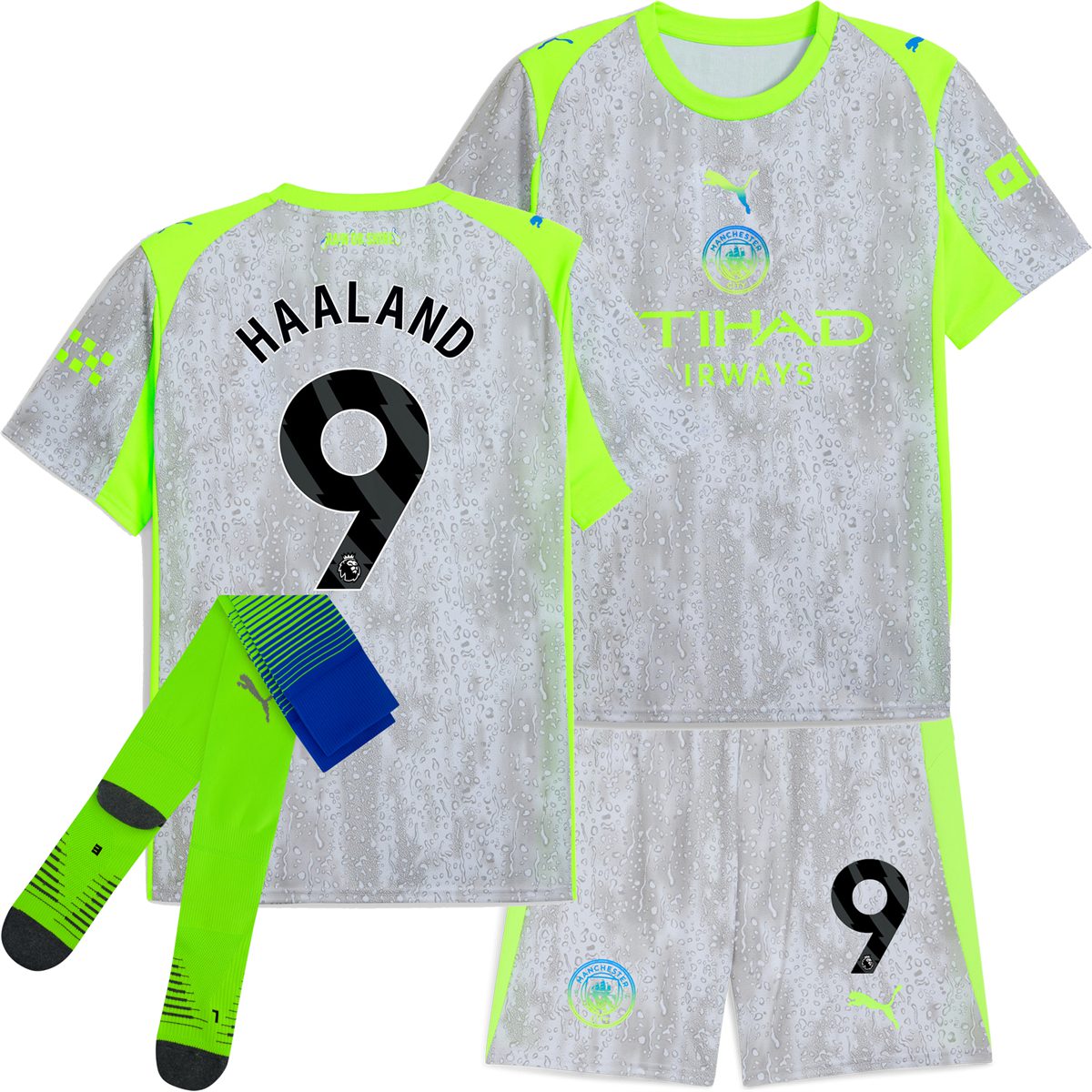 Puma Manchester City 25/26 Third Shirt - Cool Weather/Pro Green - Mens Replica | Pro:Direct Soccer