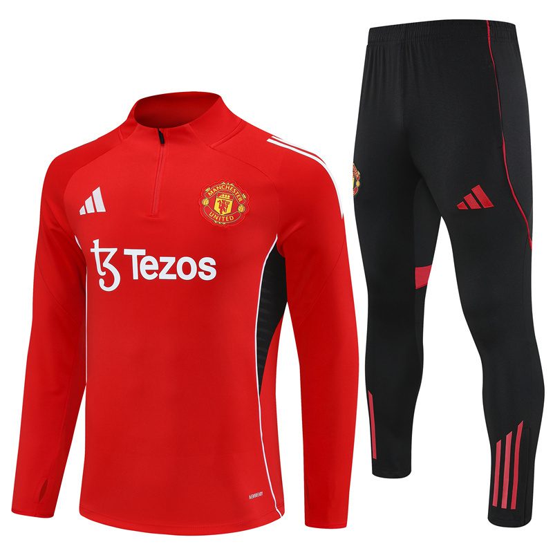 adidas 25/26 Manchester United Red Training Tracksuit – WowJersey