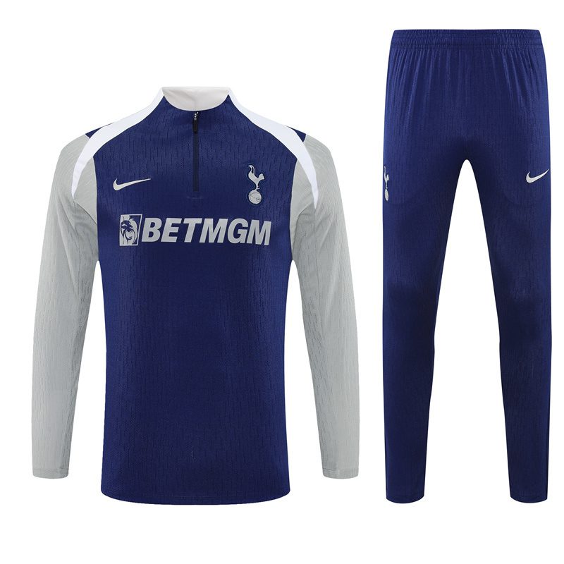 Spurs Nike Navy Coaches Drill 1/4 Zip Training Tracksuit 2025/26