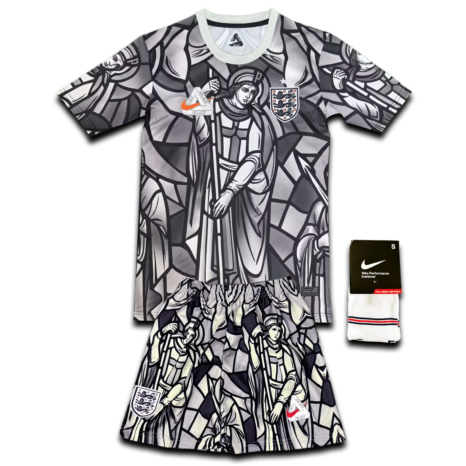 NIKE X PALACE X ENGLAND ST.GEORGE Kit 2026 World Cup Jersey Kids