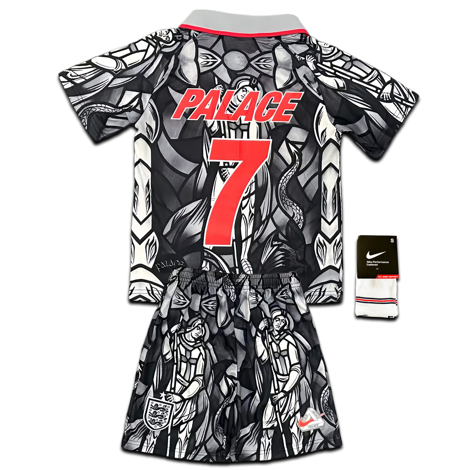 ウェア Nike PALACE World Cup Junior England XS NIKE X PALACE X ENGLAND Polo Kit 2026 World Cup Jersey Kids PALACE